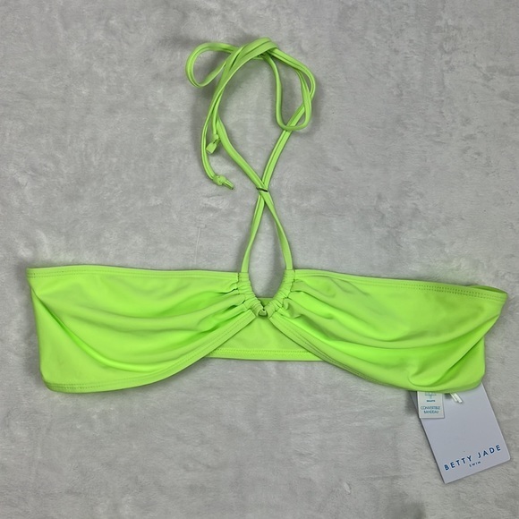 Betty Jade Neon Green Convertible Swim String Bikini Set - Picture 4 of 11